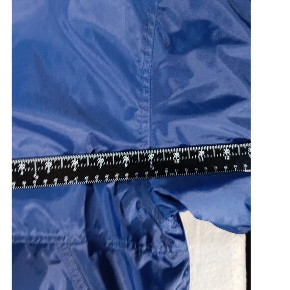 Vintage Nike Blue Black Half Zip Pullover Windbreaker Jacket XL Hong Kong 90s - Picture 6 of 8